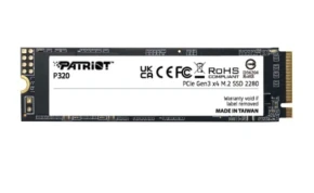 Patriot Dysk SSD 512GB P320 PCIe M.2 Gen3 x4 NVMe 3000/2200MB/s