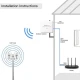 Qoltec Antena 4G 5G LTE | 9dBi | kierunkowa | zewnętrzna | SMA |        wodoodporna | 3m