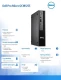 Dell Komputer Dell Pro Micro QCM1255 W11Pro Ryzen 5 Pro 8600GE/1x16GB/512GB CL35/Integrated/WLAN + BT/Kb/65W/TPM/3YPS