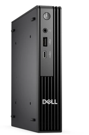 Dell Komputer Dell Pro Micro QCM1255 W11Pro Ryzen 5 8500GE/1x16GB/512GB CL25/Integrated/WLAN + BT/Kb/65W/TPM/3YPS