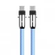 TB Kabel 2w1 USB C smycz 1m błękitny