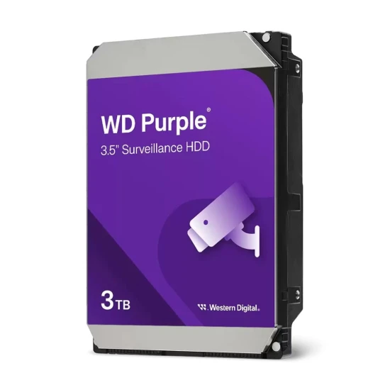 Dysk HDD WD Purple WD34PURZ (3 TB ; 3.5"; 256 MB; 5400 obr/min)