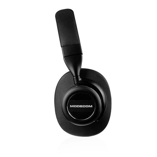 MODECOM MC-1001HF CZARNE BEZPRZEWODOWE SŁUCHAWKI NAGŁOWNE Z MIKROFONEM
