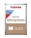 Dysk twardy Toshiba N300 MN10ADA10TS 10TB 7200RPM 512MB 3.5" Serial ATA III