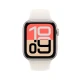 Zegarek Apple Watch SE 3 GPS 44 mm, aluminiowa koperta Starlight z paskiem Starlight Sport Band – S/M