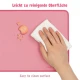LogiLink Podkładka na klawiaturę i mysz, XXL, różowa