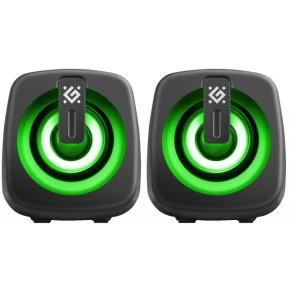 Defender Głośniki komputerowe J1 2.0 6W LED USB czarne