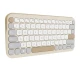 Asus Klawiatura Marshmallow KW100 BT5.0LE/Oat Milk