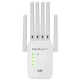 Qoltec Wzmacniacz syganłu WiFi 6 | Repeater | Access Point | AX1200 Mb/s| 6 anten | 2xRJ45 | 128MB