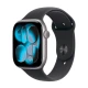 Apple Watch Series 11 GPS 46mm Aluminiowa koperta gwiezdna szarość czarny pasek sportowy - M/L