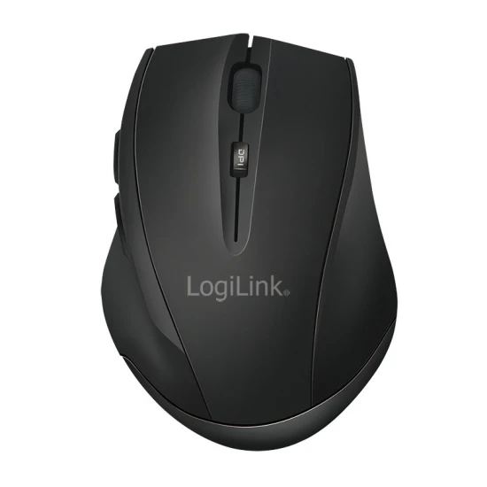 LogiLink Mysz bezprzewodowa BT 5.0,ergonomiczna, czarna