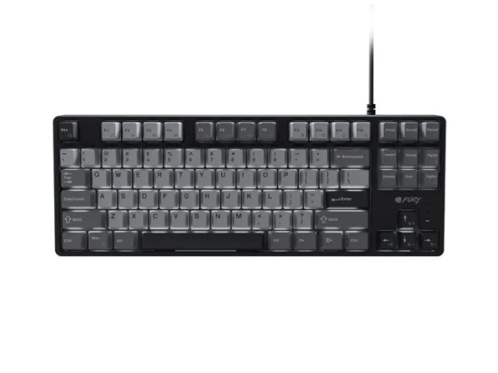 Natec Klawiatura Fury Kanabo K2 US czarno-szara, podświetlenie