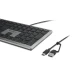 Kensington Klawiatura przewodowa KB515 EQ USB-C/USB-A