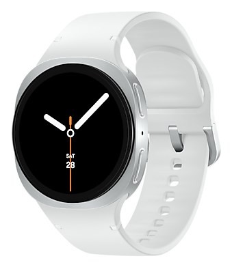 Samsung Galaxy Watch 8 3,3 cm (1.3") AMOLED 40 mm Cyfrowy 438 x 438 px Ekran dotykowy Srebrny Wi-Fi GPS
