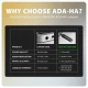 AXAGON ADA-HA Zewnętrzna karta dźwiękowa USB-A 32bit DAC, 384kHz, 3.5mm (F) złącze