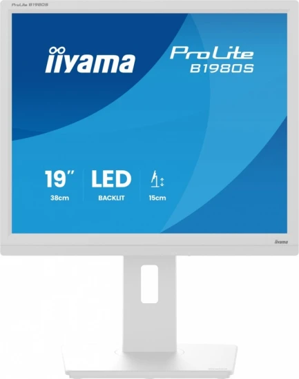 IIYAMA Monitor 19 cali B1980S-W1 HDMI, DP, PIVOT, HAS/150mm