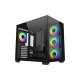 Cooler Master Obudowa Elite 681 Panoramic 270° szkło hartowane czarna