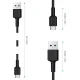 AUKEY CB-CA2 OEM nylonowy kabel Quick Charge USB C-USB A | FCP | AFC | 2m | 5 Gbps | 3A | 60W PD | 20V