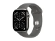 Apple Watch Series 11 GPS + Cellular 46mm koperta z naturalnego tytanu i sportowym paskiem w kolorze kamiennej szarości - S/M (MFCW4ZR/A)