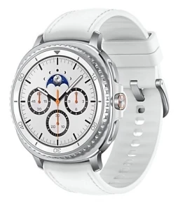 Samsung Galaxy Watch 8 Classic 3,3 cm (1.3") AMOLED 46 mm Cyfrowy 438 x 438 px Ekran dotykowy Srebrny Wi-Fi GPS