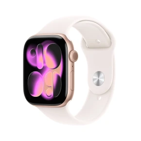 Apple Watch Series 11 OLED 46 mm Cyfrowy 416 x 496 px Ekran dotykowy Złoto różowe Wi-Fi GPS