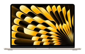 Apple MacBook Air Apple M M4 Laptop 34,5 cm (13.6") 16 GB 256 GB SSD Wi-Fi 6E (802.11ax) macOS Sequoia Beżowy