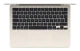 Apple MacBook Air Apple M M4 Laptop 34,5 cm (13.6") 16 GB 256 GB SSD Wi-Fi 6E (802.11ax) macOS Sequoia Beżowy