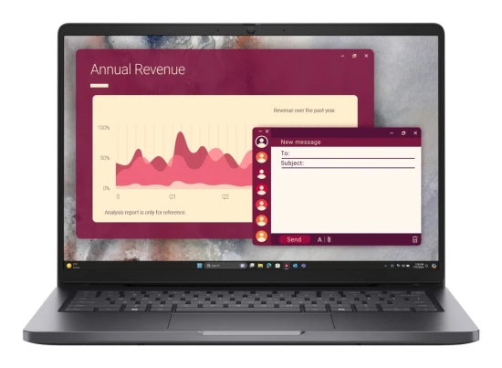 Dell Pro 14 PC14250 Core 7 150U 14.0"FHD+ IPS 300nits 60Hz 16GB DDR5 5200 SSD512 Intel Graphics FgrPr Cam FHD+IR WLAN+BT BcklKb 55Wh W11Pro 3Y ProSupp