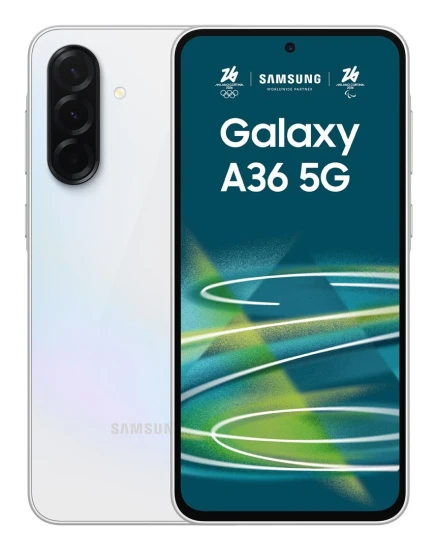 Samsung Galaxy A36 17 cm (6.7") Dual SIM Android 15 5G USB Type-C 8 GB 256 GB 5000 mAh Biały