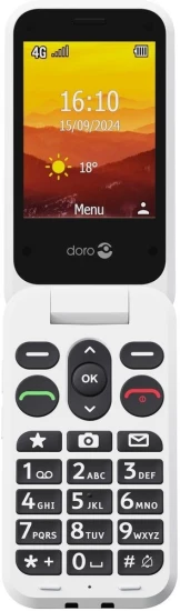 Doro Leva L30 7,11 cm (2.8") 142,7 g Czarny, Biały Telefon funkcjonalny