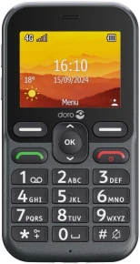 Doro Leva L10 6,1 cm (2.4") 120,7 g Czarny Telefon funkcjonalny