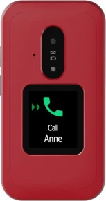 Doro Leva E30 7,11 cm (2.8") 142,7 g Czerwony, Biały Telefon funkcjonalny