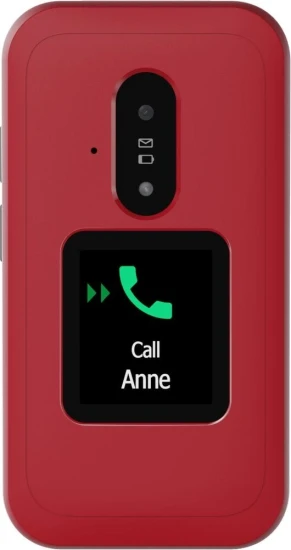 Doro Leva E30 7,11 cm (2.8") 142,7 g Czerwony, Biały Telefon funkcjonalny
