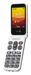 Doro Leva L20 7,11 cm (2.8") 132 g Czarny, Biały Telefon funkcjonalny