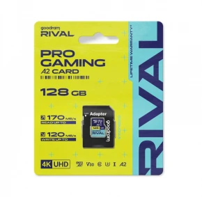 GOODRAM Karta pamięci microSD 128GB Rival UHS-I V30 U3 C10 A2 170/120MBs