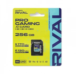 GOODRAM Karta pamięci microSD 256GB Rival UHS-I V30 U3 C10 A2 170/120MBs