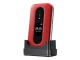 Doro Leva L30 7,11 cm (2.8") 142,7 g Czerwony, Biały Telefon funkcjonalny