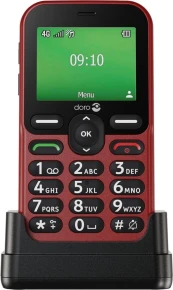 Doro Leva E10 6,1 cm (2.4") 118,9 g Czerwony Telefon dla seniora