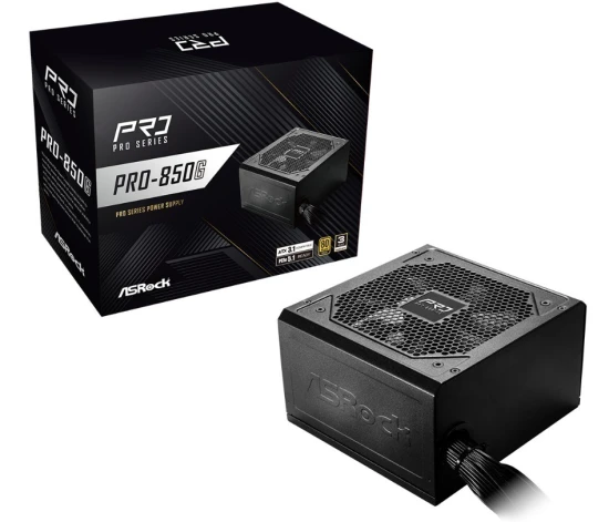 ASRock Zasilacz PRO-850G 850W 80PLUS GOLD NON MODULAR