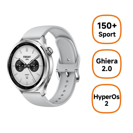 Smartwatch Xiaomi Watch S4 srebrny