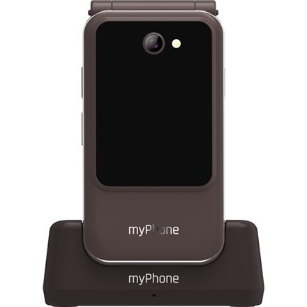 Telefon myPhone Harmony LTE Brązowy 2,8+1,44 " Systemy ochrony przed włamaniem (IPS) 48 MB 128 MB Jedna karta SIM Karta MicroSD Sieć 3G Łączność Bluet