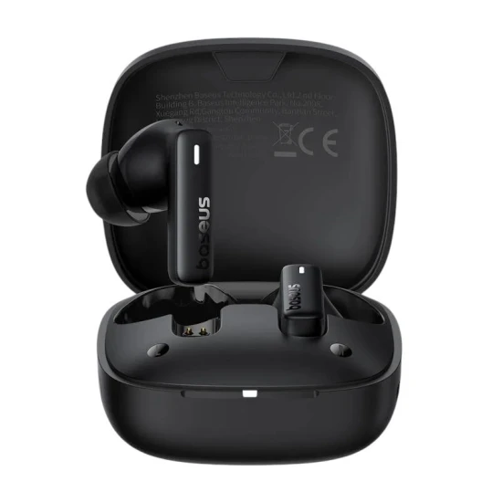 Baseus Słuchawki douszne Bluetooth 5.3 BOWIE E19 czarne