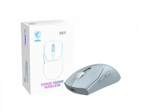 MSI Myszka bezprzewodowa Forge GM340 WIRELESS Sky