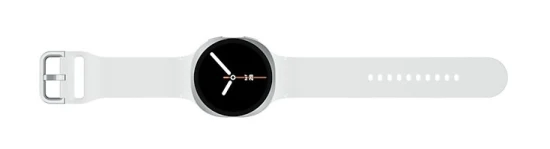Samsung Galaxy Watch 8 3,81 cm (1.5") AMOLED 44 mm Cyfrowy 480 x 480 px Ekran dotykowy Srebrny Wi-Fi GPS
