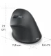 Hama Mysz ergonomiczna EWM-600 czarna dla leworęcznych