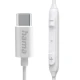 Hama Słuchawki douszne Curly USB-C białe