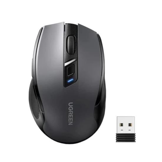 Ugreen Mysz bezprzewodowa silent click MU006 - czarna