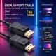 Qoltec Kabel DisplayPort M/M v2.1 | 40G | 1.5m