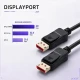 Qoltec Kabel DisplayPort M/M v2.1 | 40G | 1.5m