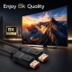 Qoltec Kabel DisplayPort M/M v2.1 | 40G | 2m